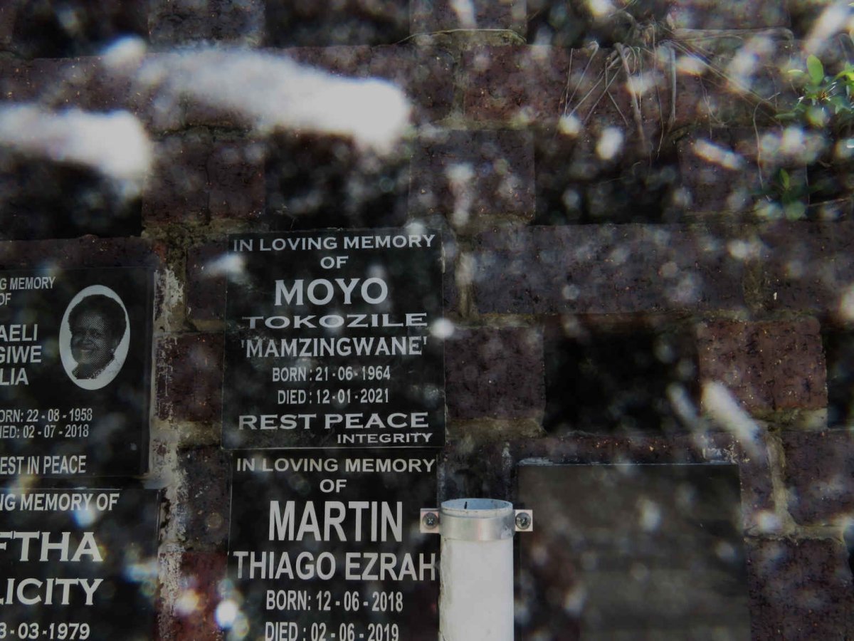 MOYO Tokozile Mamzingwane 1964-2021