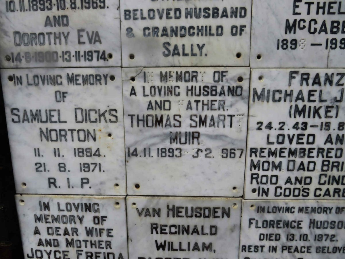 MUIR Thomas Smart 1893-1967