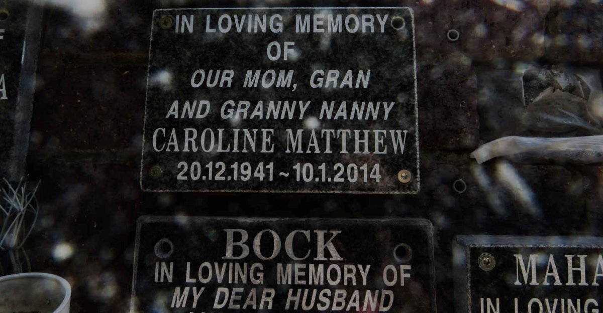 MATTHEW Caroline 1941-2014