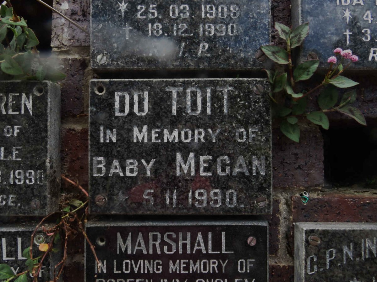 TOIT Megan, du -1990
