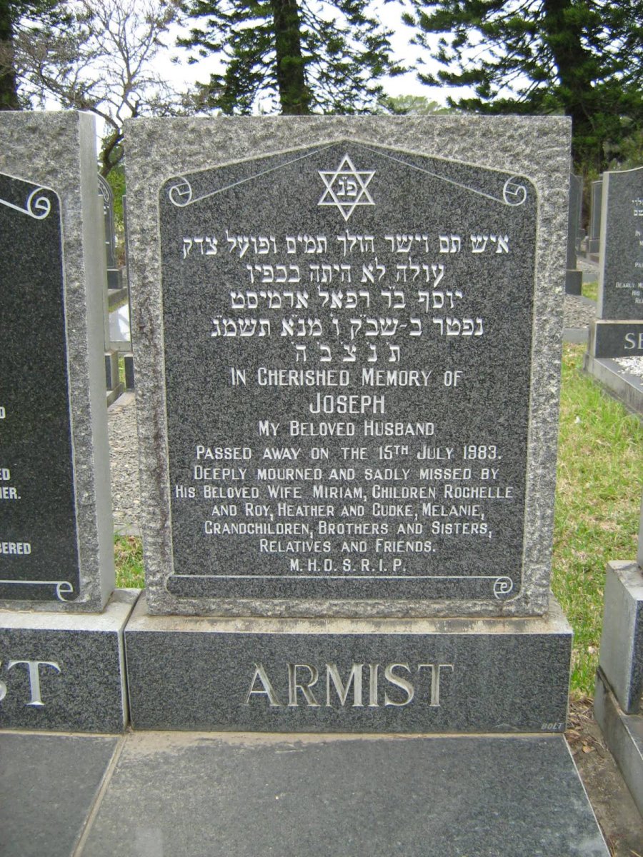 ARMIST Joseph -1983