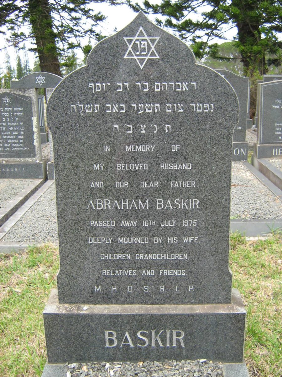 BASKIR Abraham -1975