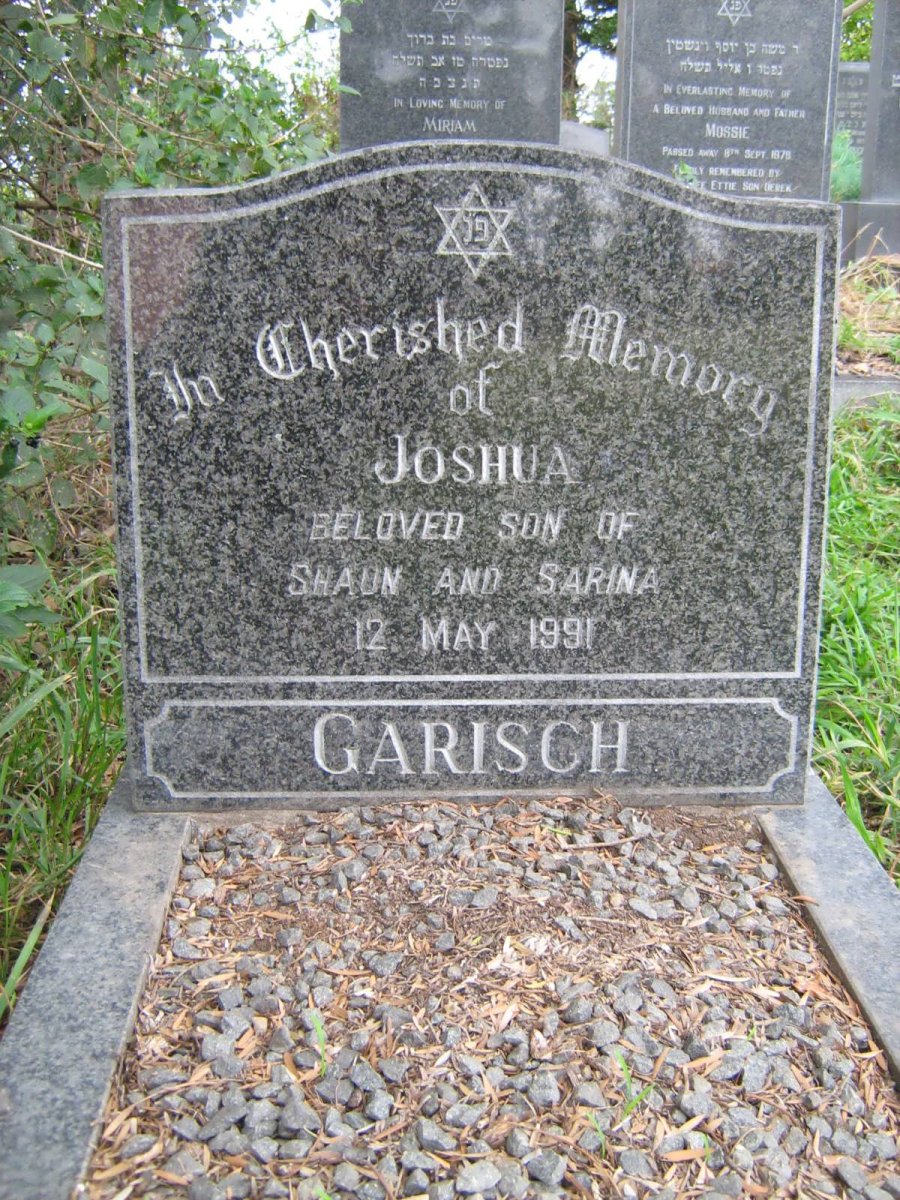 GARISCH Joshua -1991