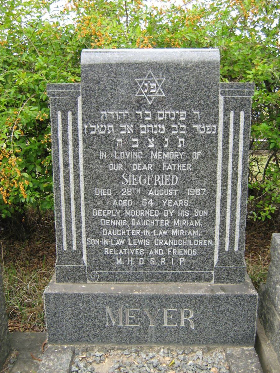 MEYER Siegfried -1967