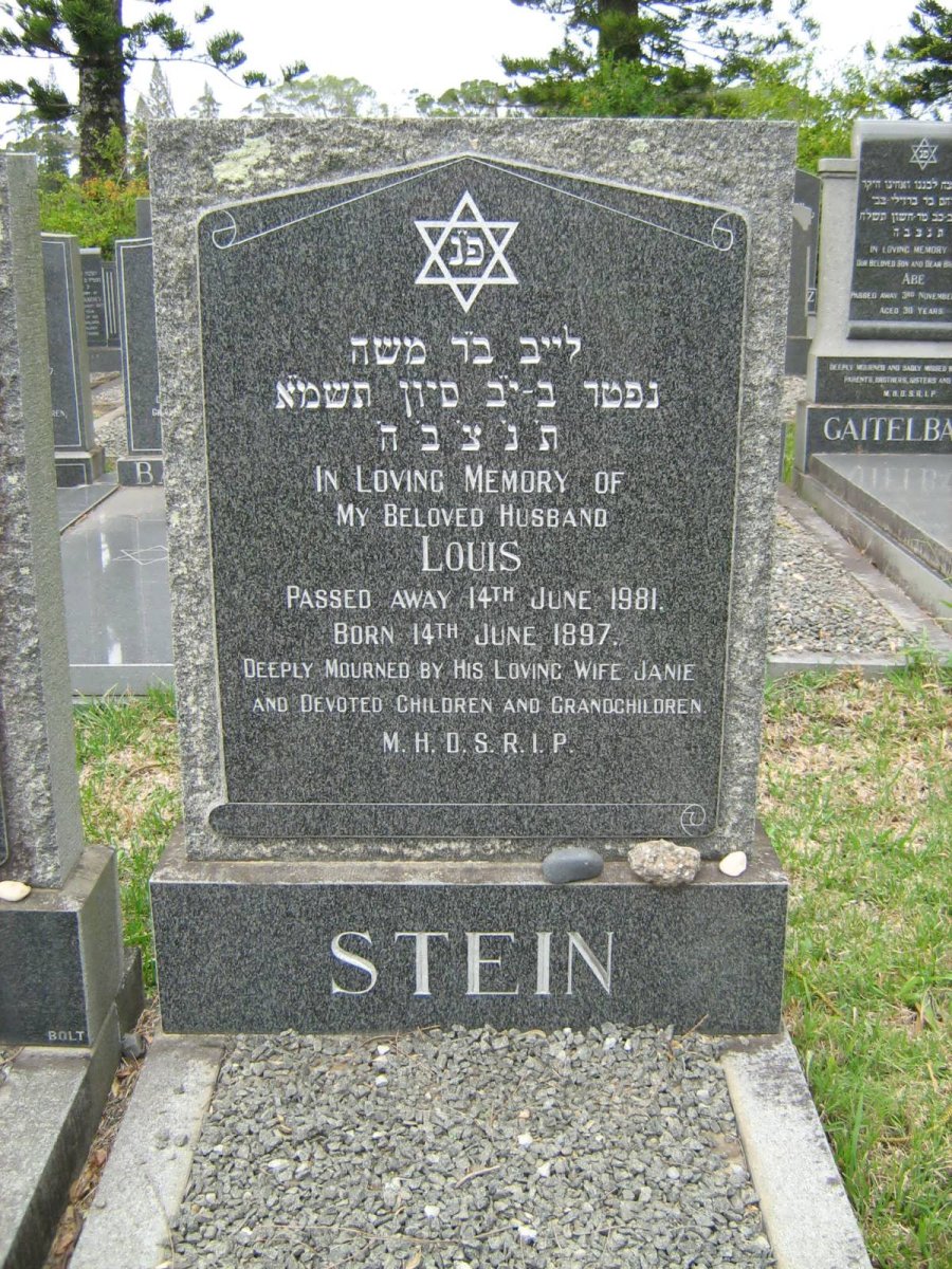 STEIN Louis 1897-1981