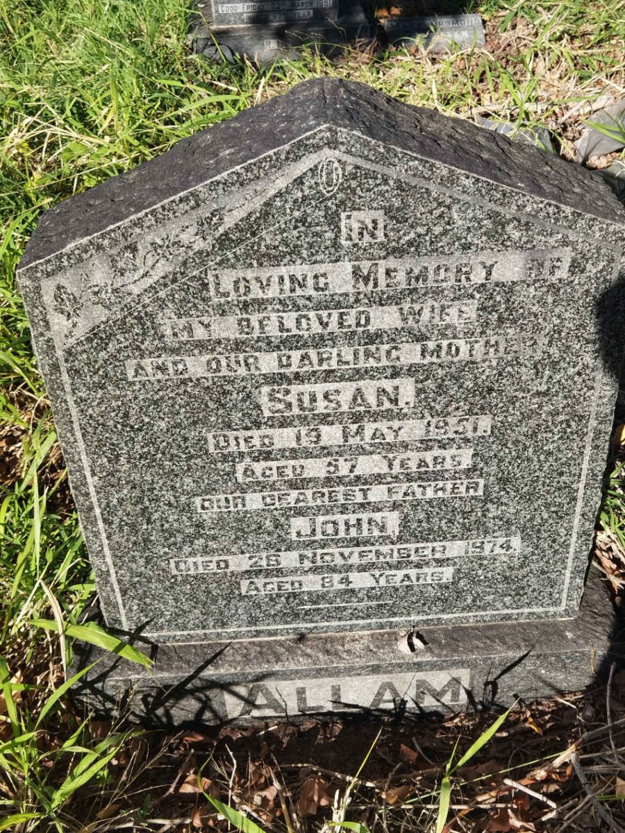 ALLAM John -1974 & Susan -1951