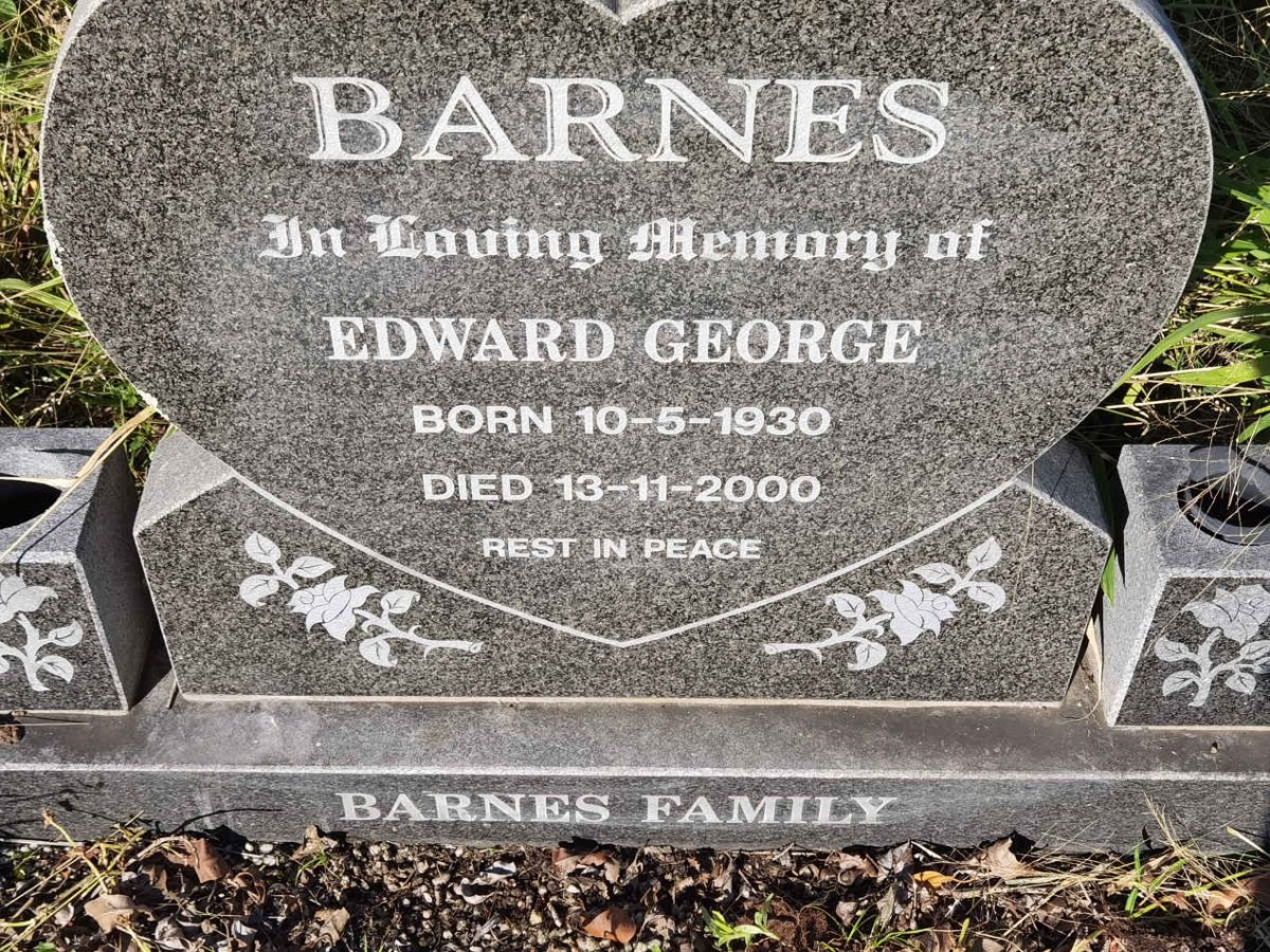 BARNES Edward George 1930-2000