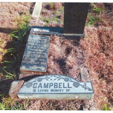 CAMPBELL James Gordon 1929-1939 :: CAMPBELL Blanche Edna 1926-1968