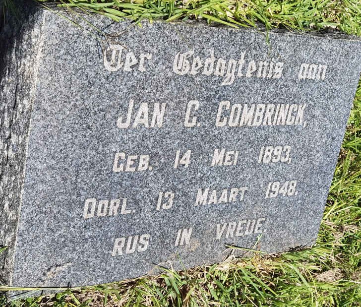 COMBRINCK Jan C. 1893-1948
