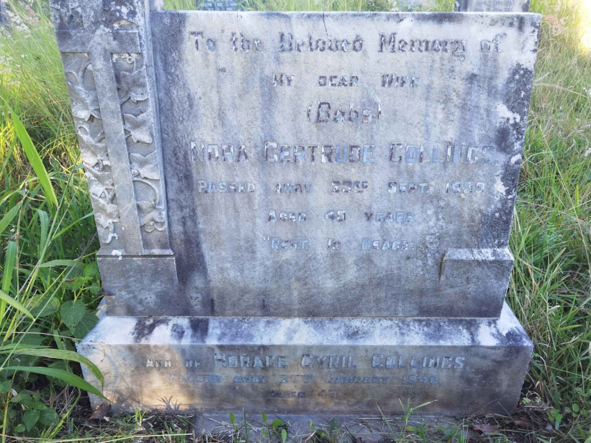COLLINGS Horace Cyril -1940 & Nora Gertrude -1939