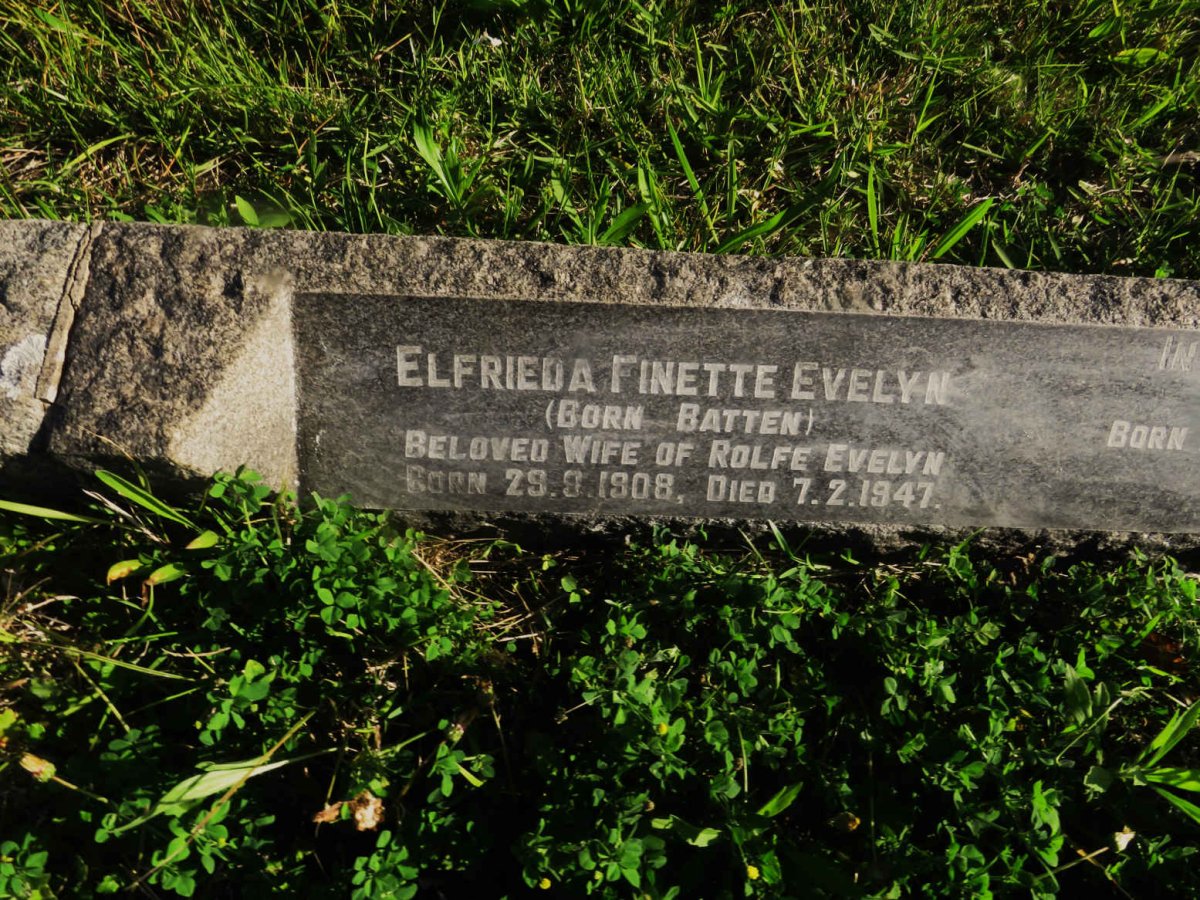 EVELYN Elfrieda Finette nee BATTEN 1908-1947