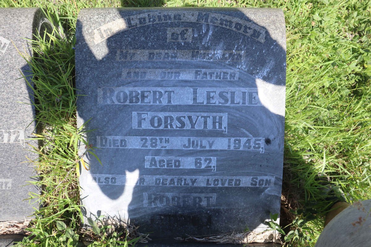 FORSYTH Robert Leslie -1945 :: FORSYTH Robert