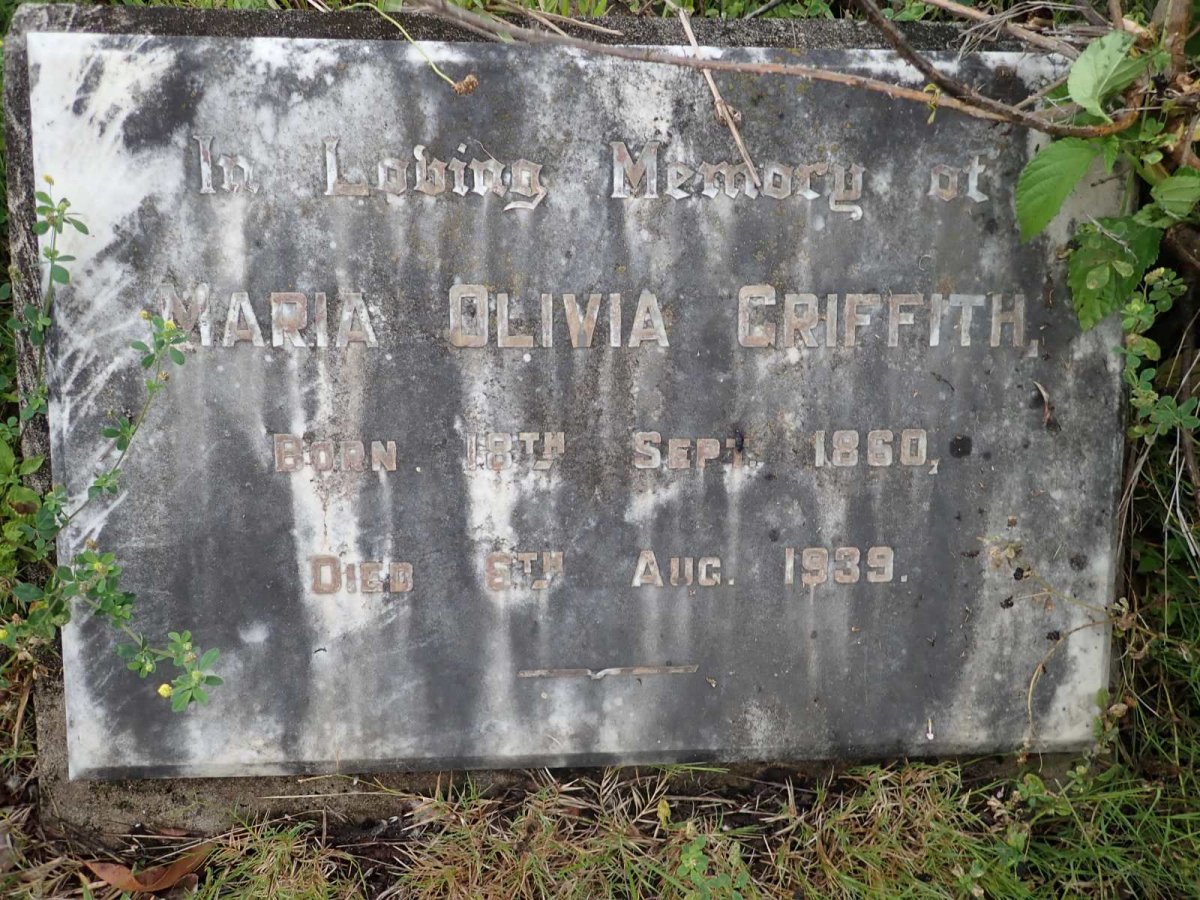 GRIFFITH Maria Olivia 1860-1939