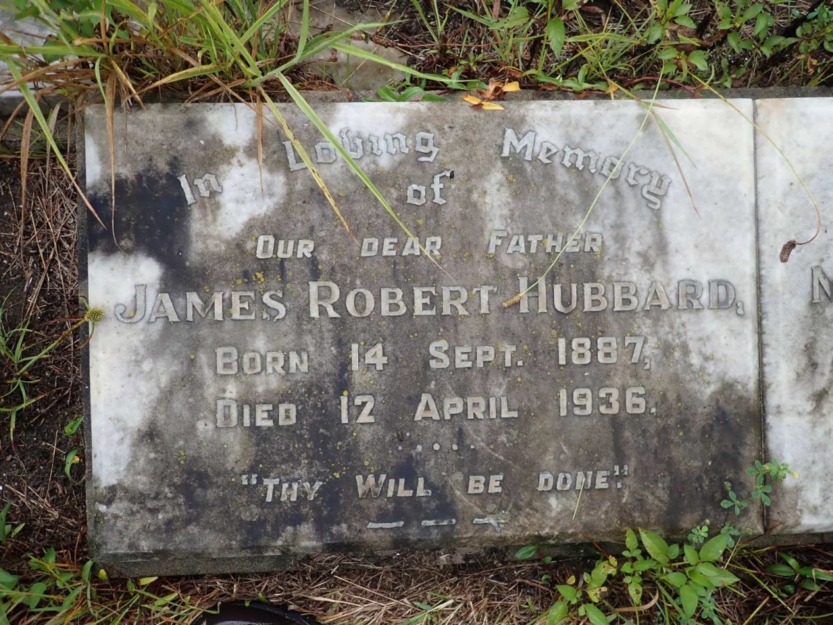 HUBBARD James Robert 1887-1936