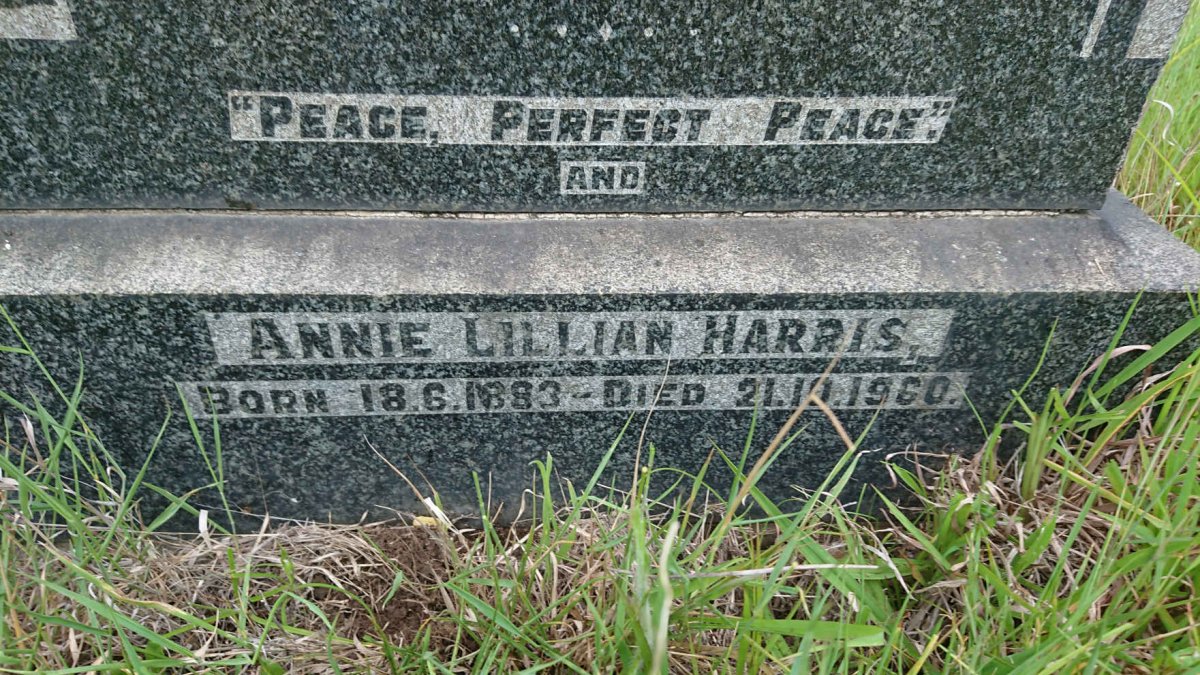 HARRIS William Anthony -1942 &amp; Annie Lillian 1883-1960