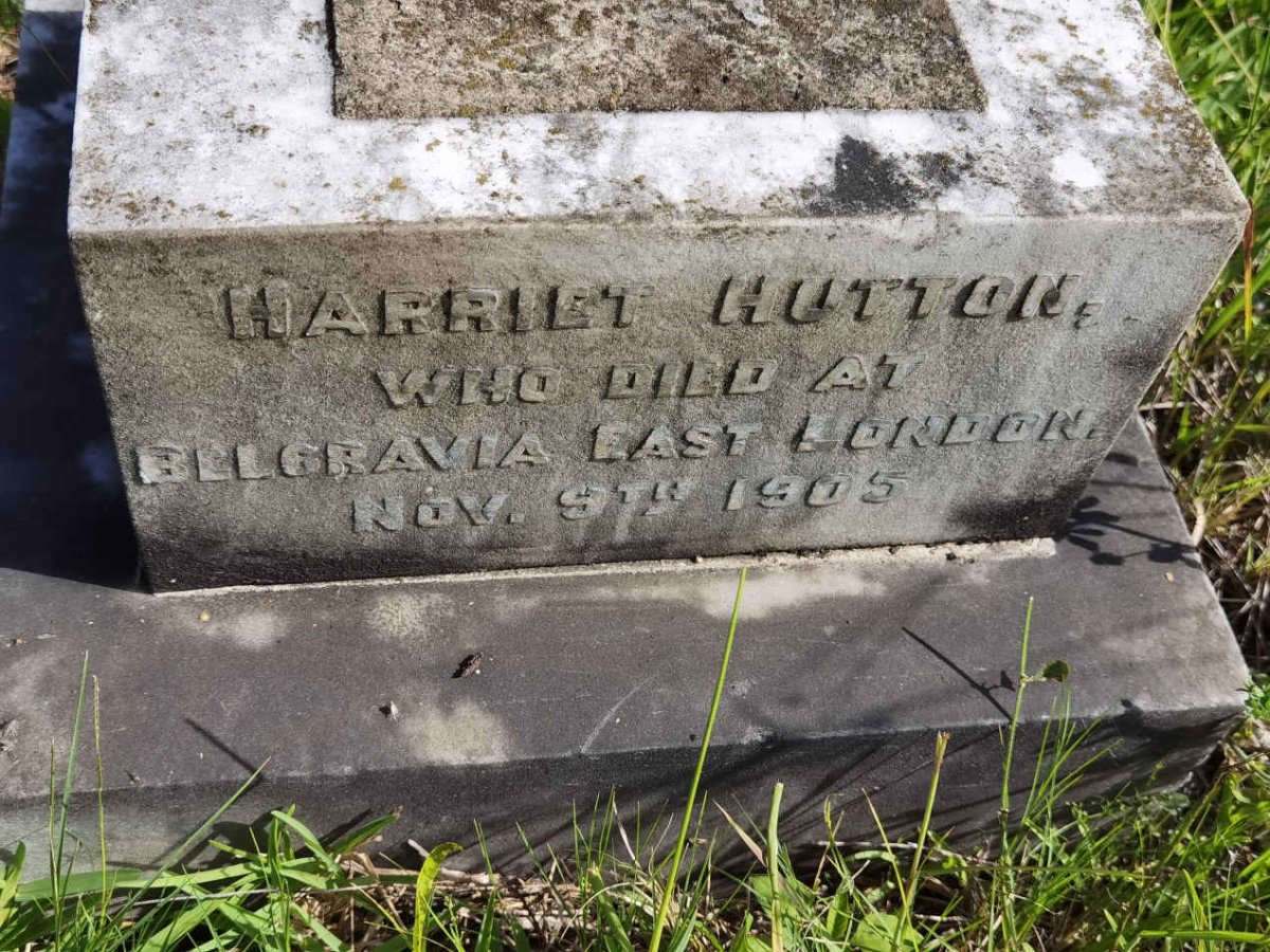 HUTTON Harriet  -1905