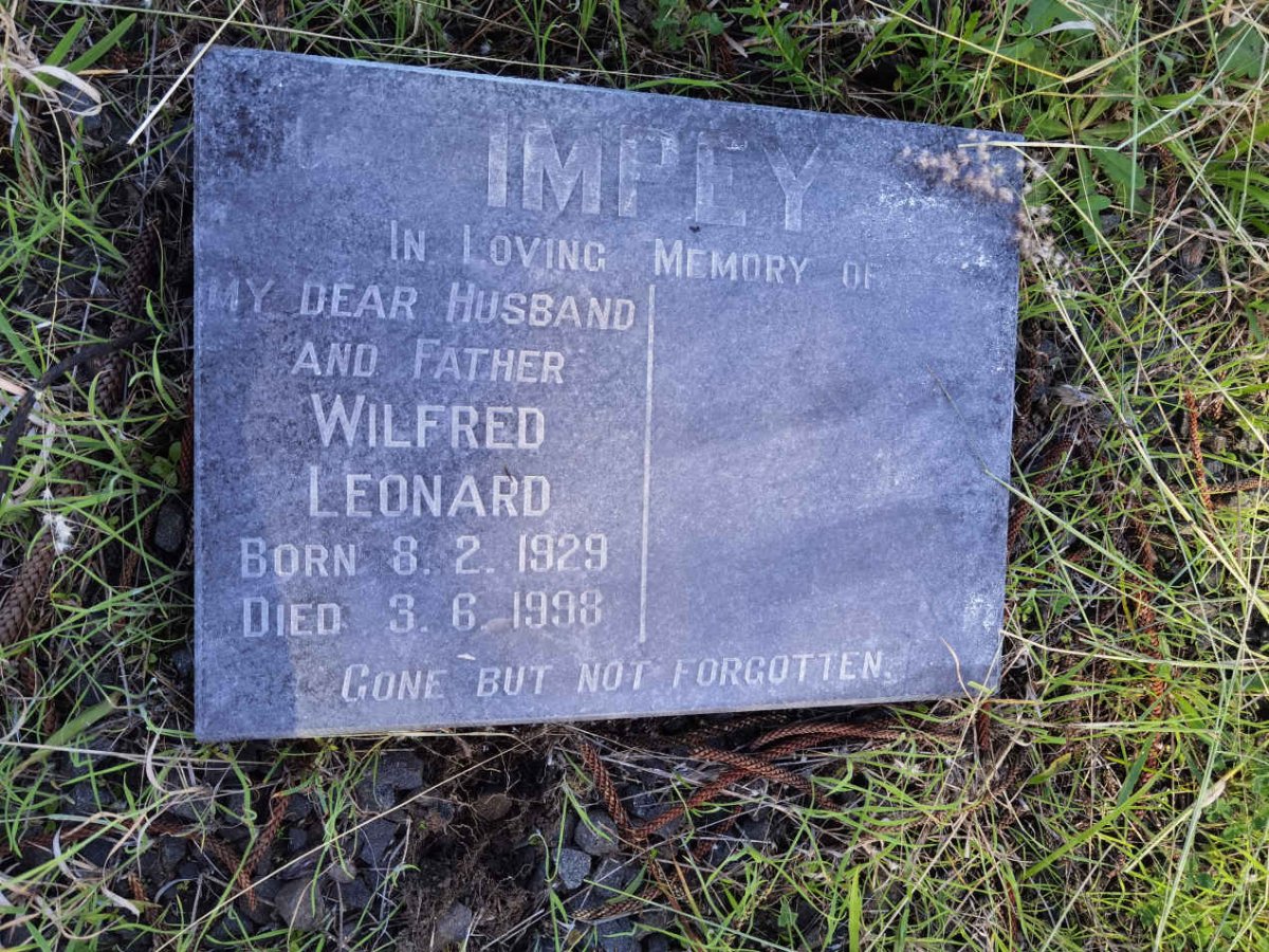 IMPEY Wilfred Leonard 1929-1998