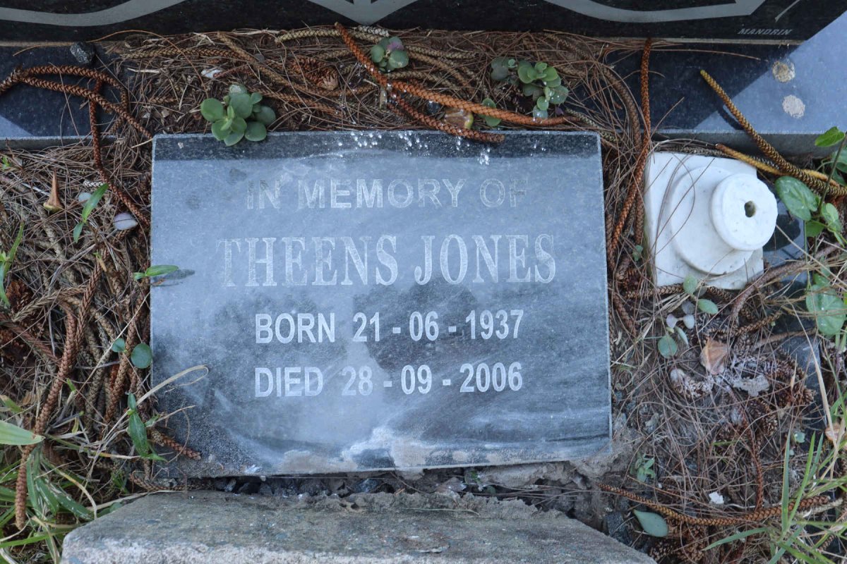 JONES Theens 1937-2006