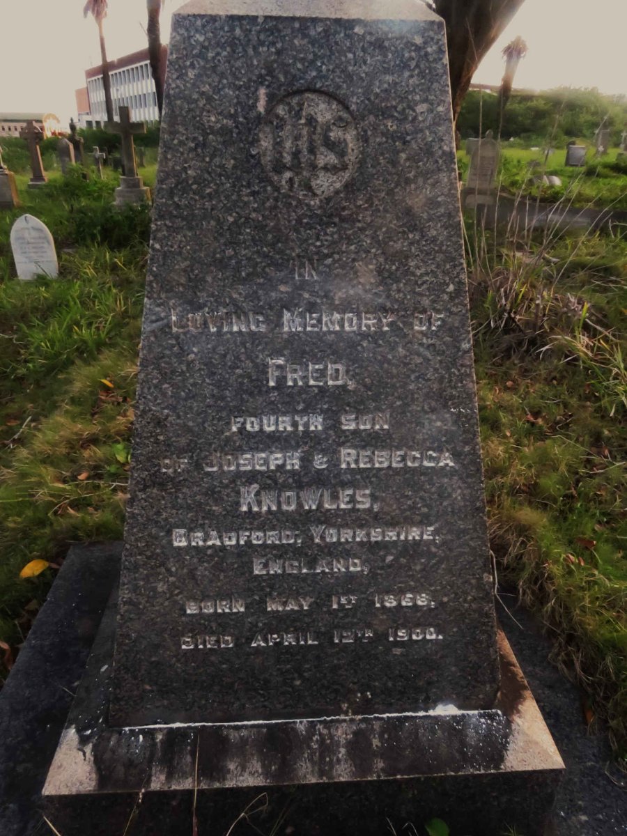 KNOWLES Fred 18?8-1900 