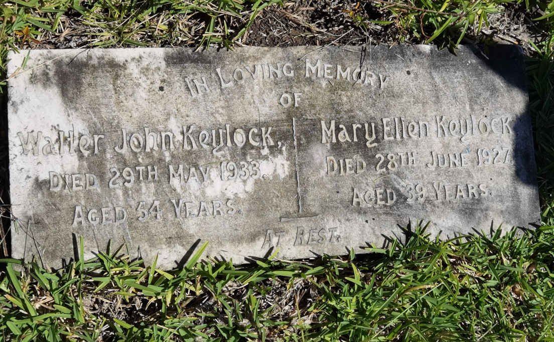 KEYLOCK Walter John -1933 & Mary Ellen -1927