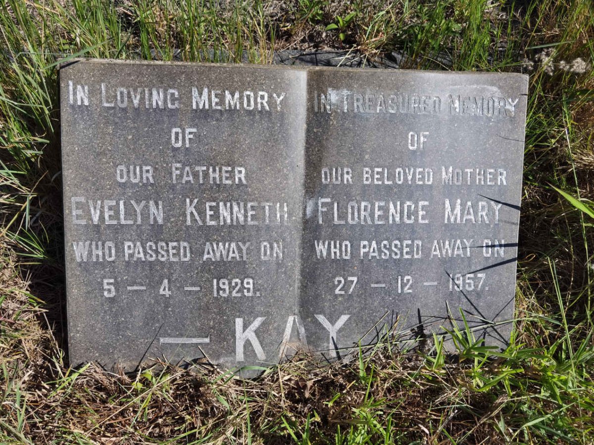 KAY Evelyn Kenneth -1929 & Florence Mary -1957