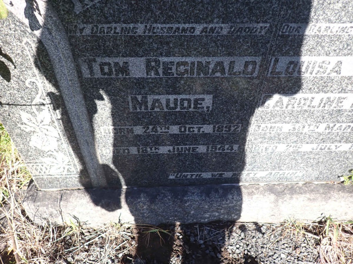 MAUDE Tom Reginald 1892-1944 & Louisa Matilda Caroline 1901-1986 _1