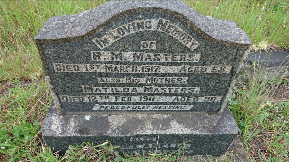 MASTERS Matilda -1911 :: MASTERS R.M. -1917 &amp; Amelia -192?