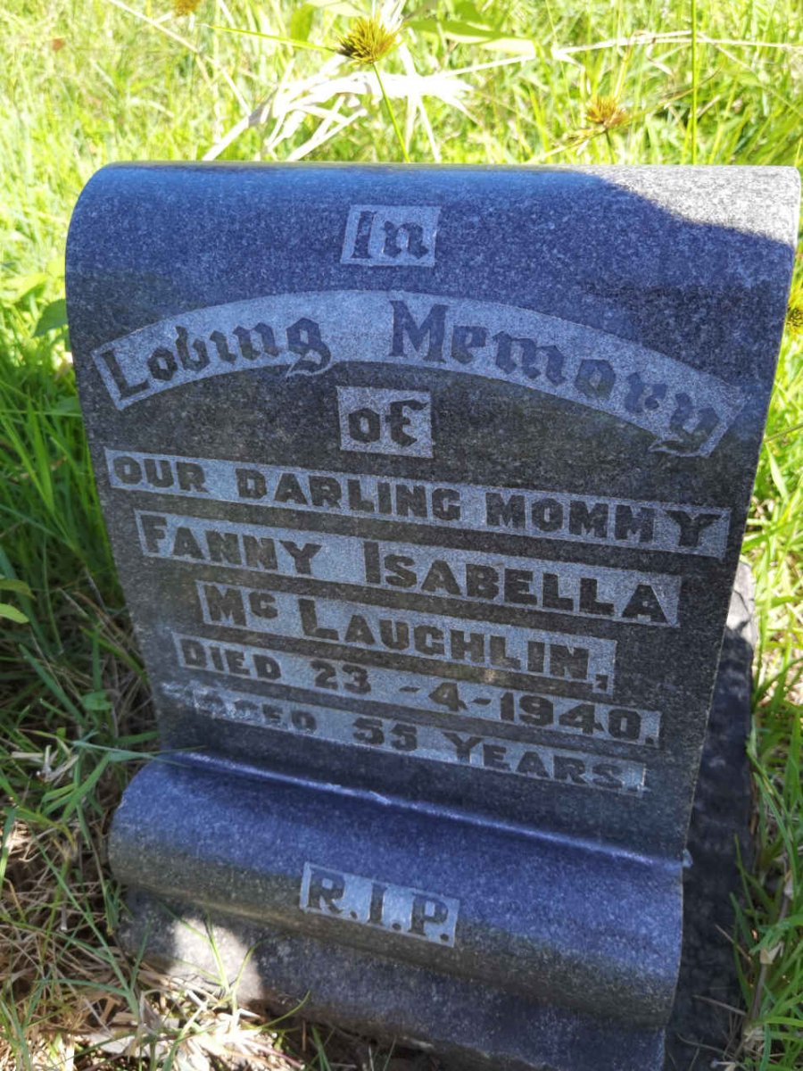 MCLAUGHLIN Fanny Isabella  -1940