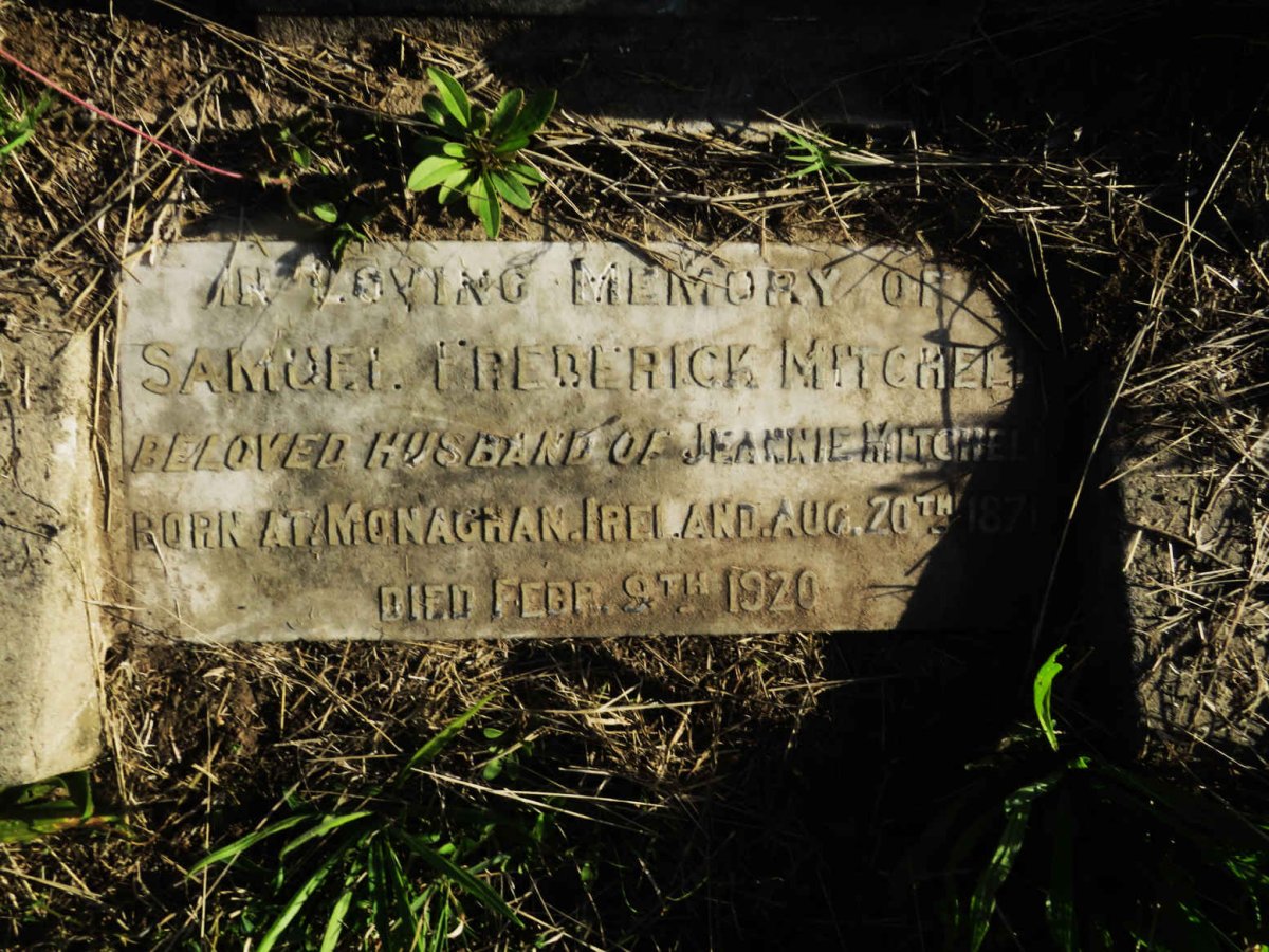 MITCHELL Samuel Frederick 1871-1920