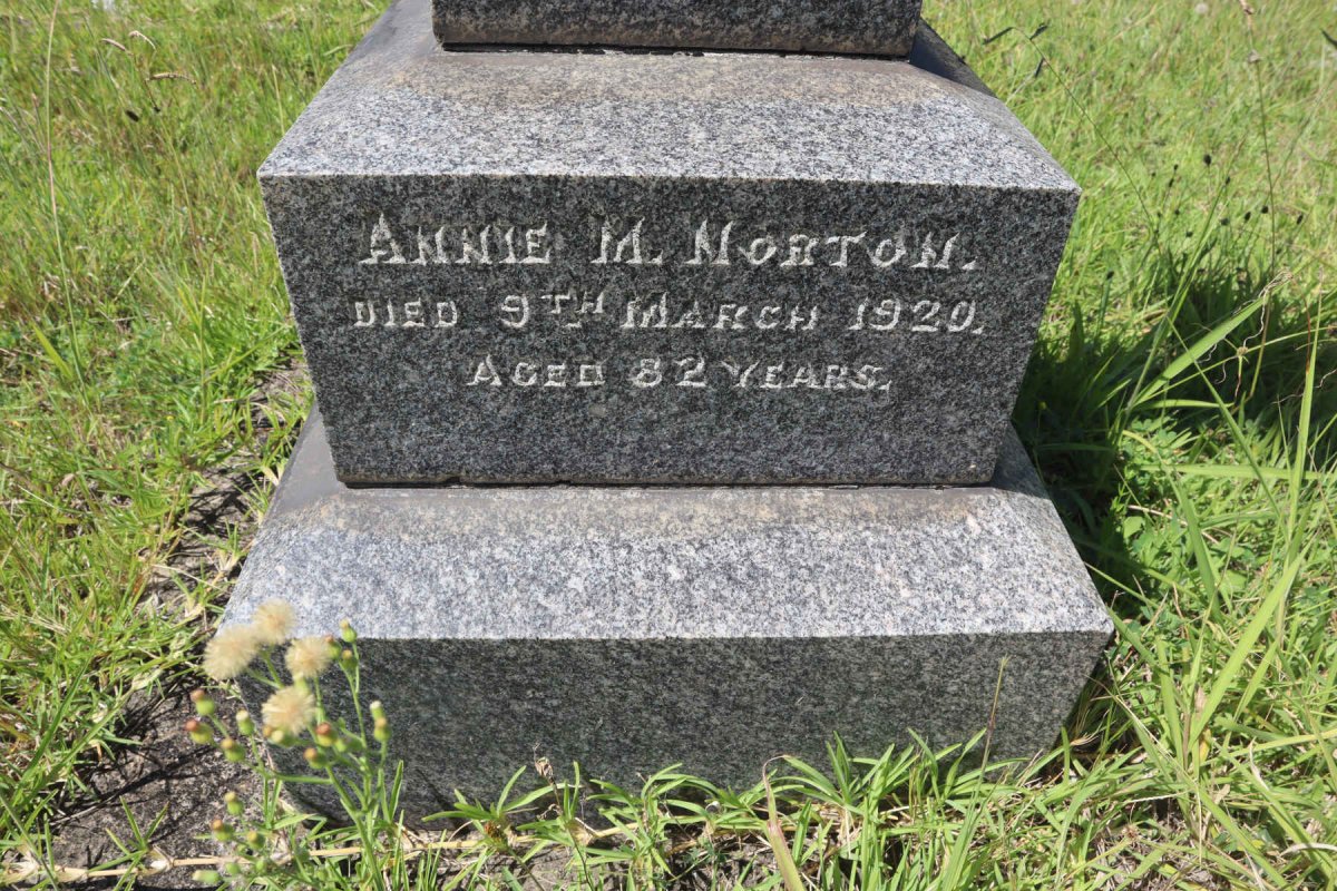 NORTON Annie M. -1920