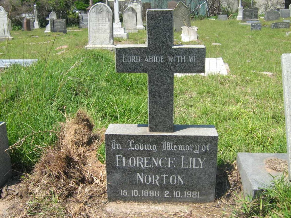 NORTON Florence Lily 1898-1981