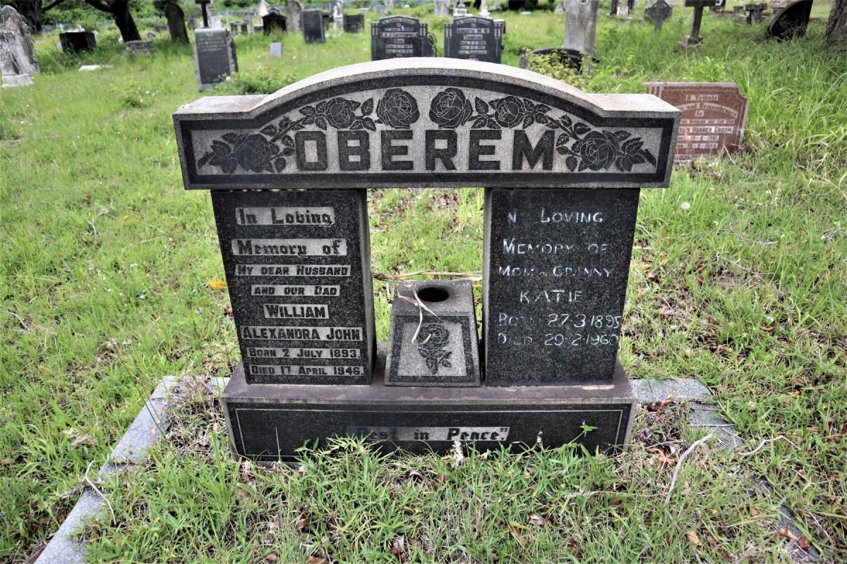 OBEREM William Alexandra John 1893-1946 &amp; Katie 1895-1960