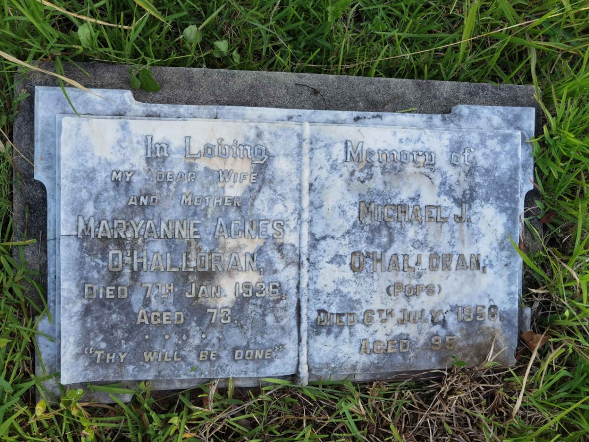O'HALLORAN MIchael J. -1956 & Maryanne Agnes -1936