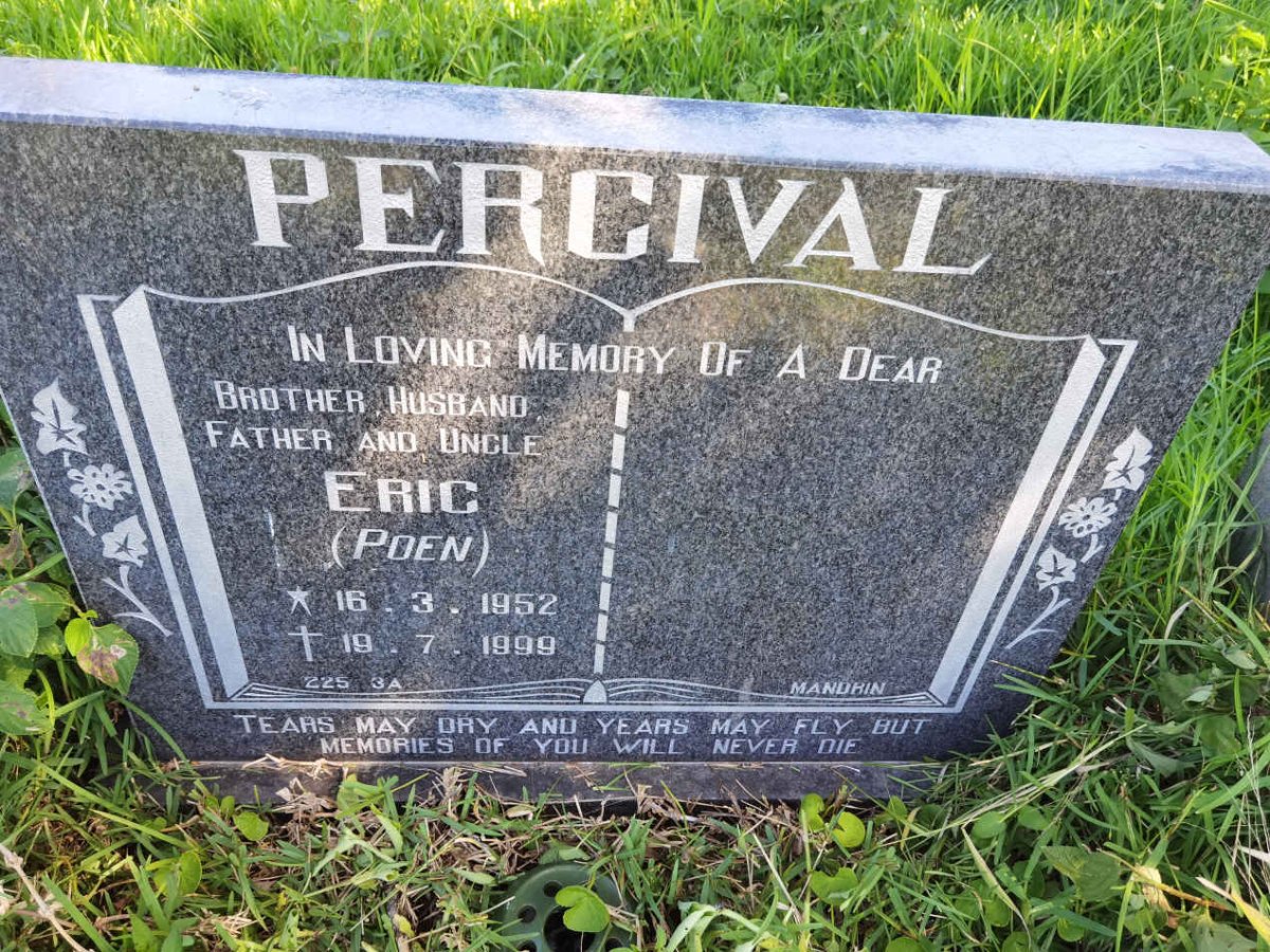 PERCIVAL Eric 1952-1999