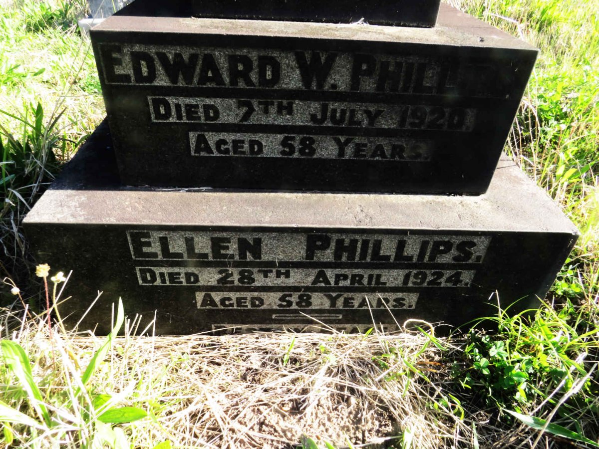 PHILLIPS Edward W. -1920 & Ellen -1924