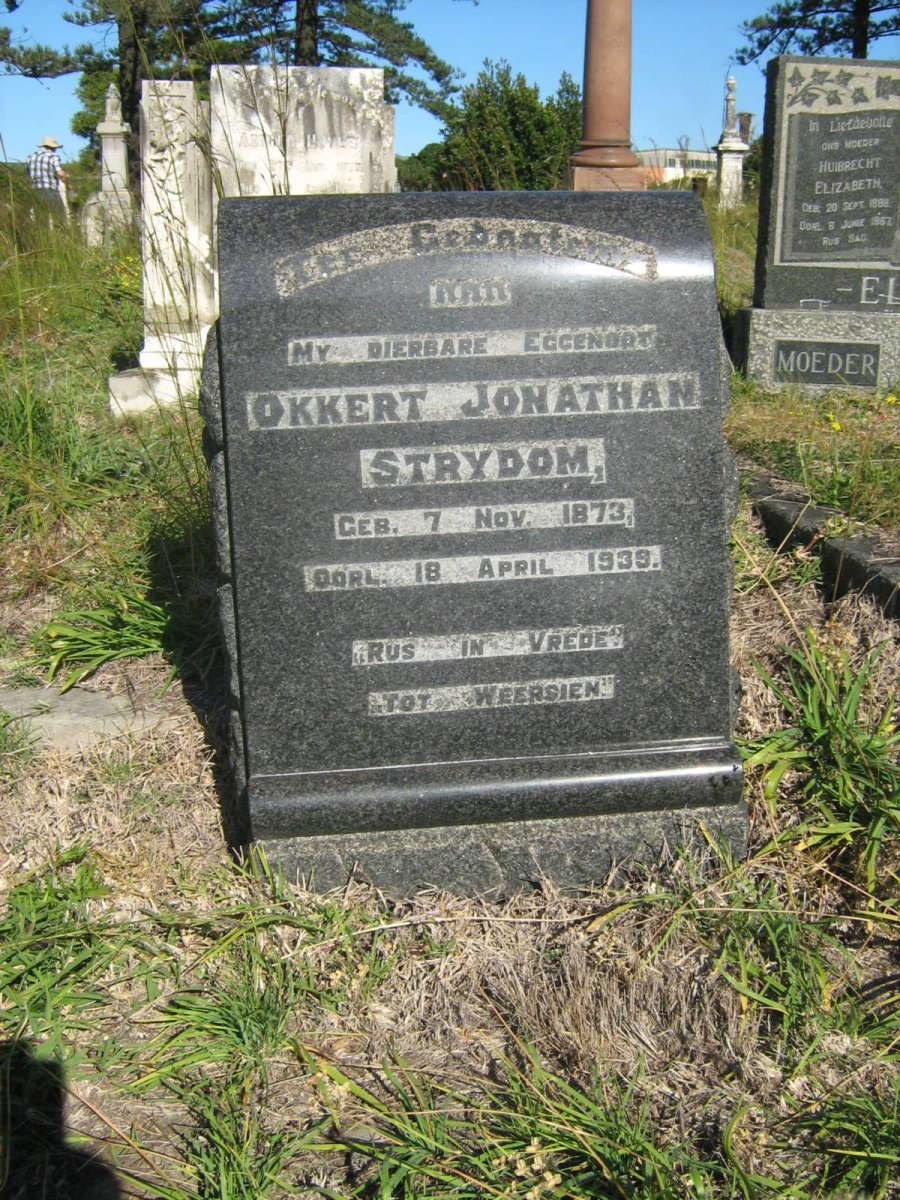 STRYDOM Okkert Jonathan 1873-1939