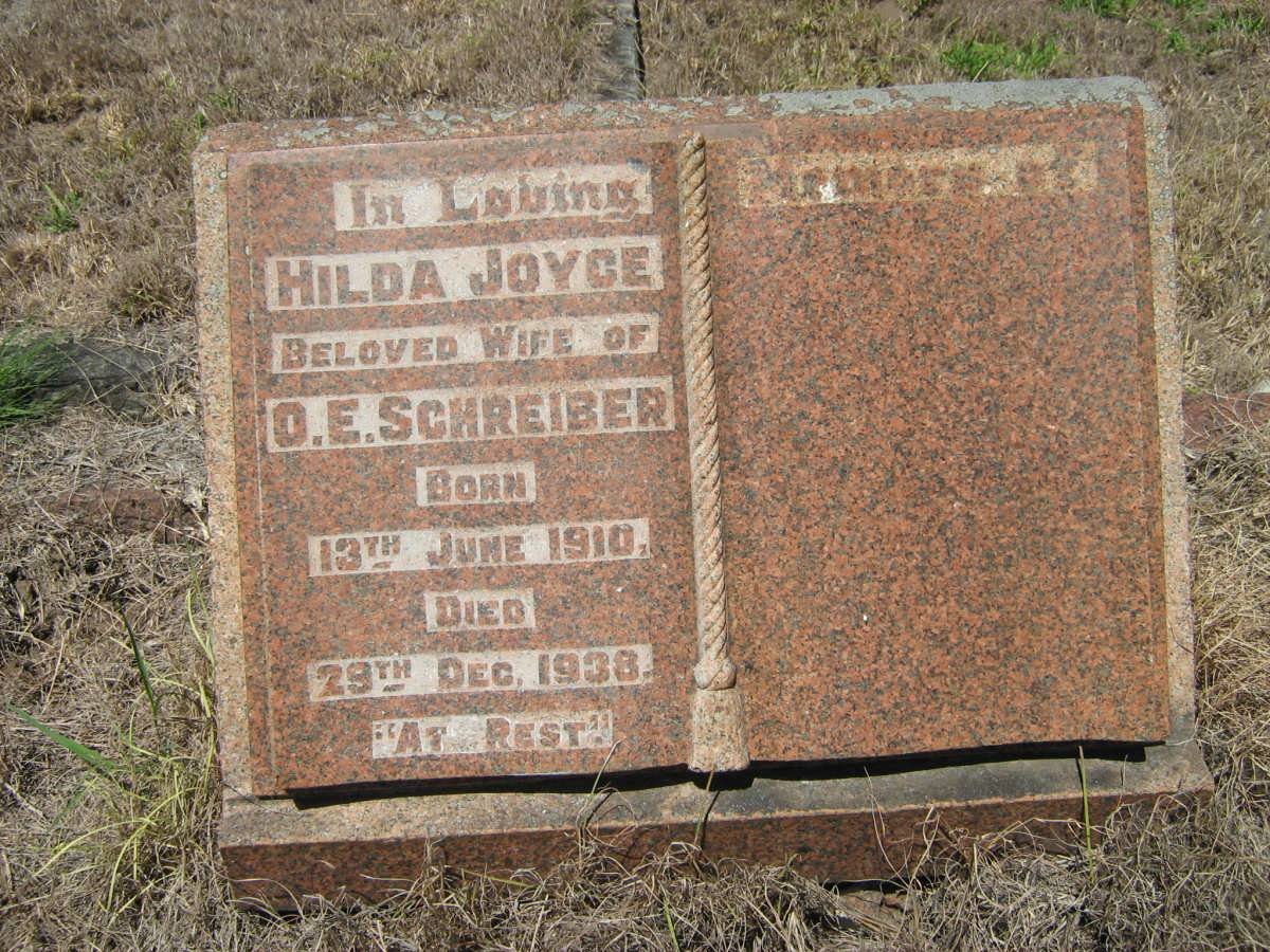 SCHREIBER Hilda Joyce 1910-1938