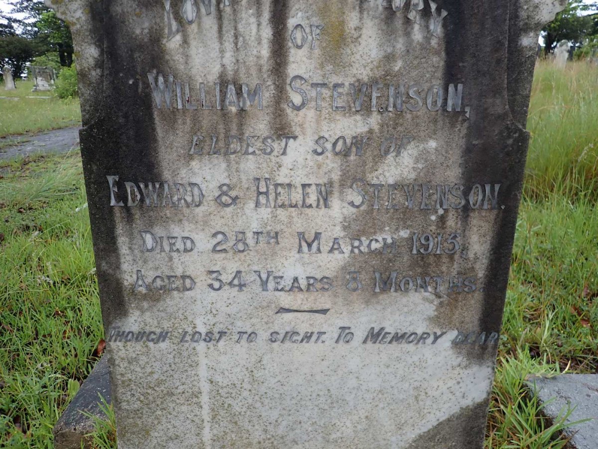 STEVENSON William -1915