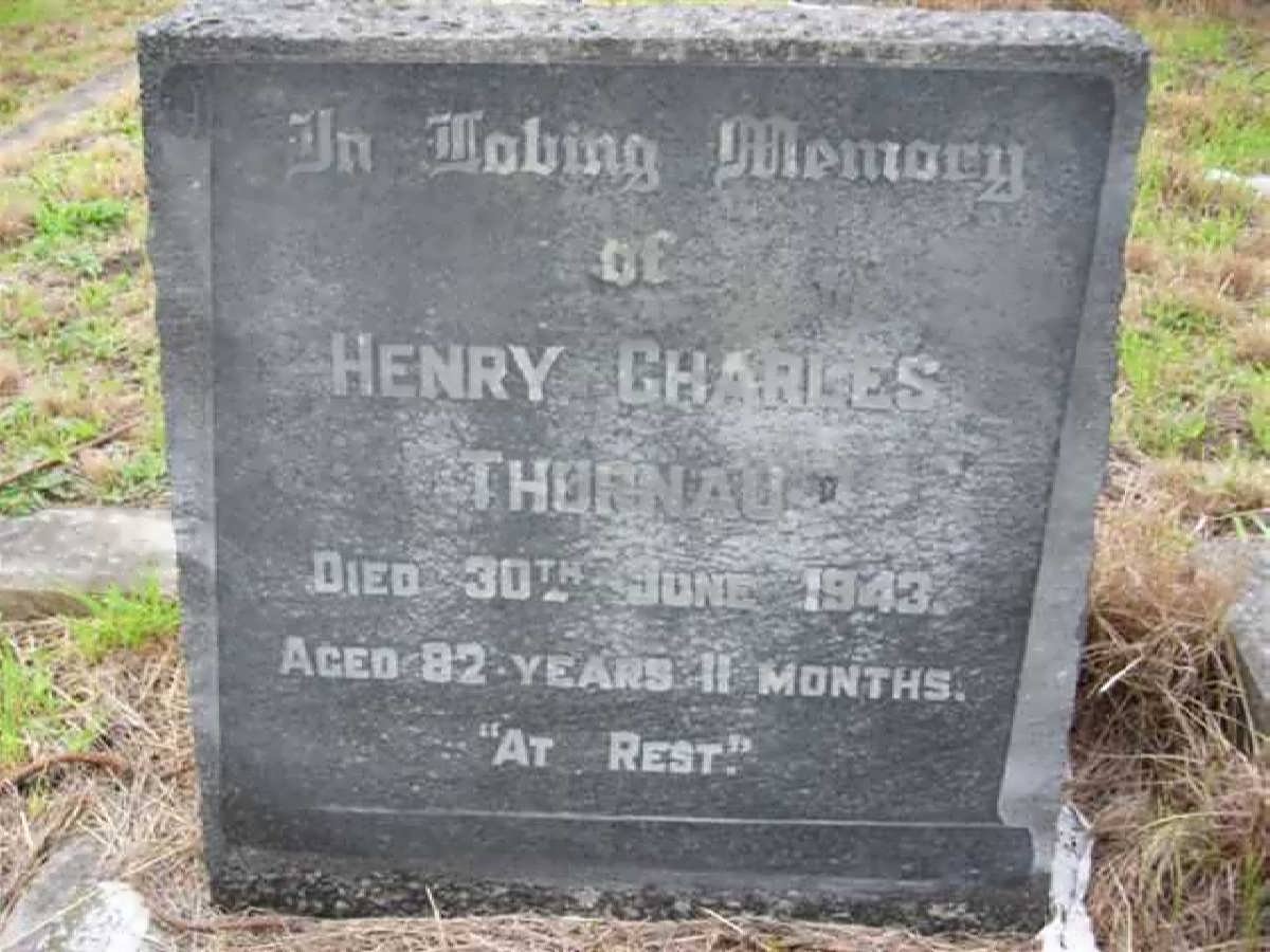 THURNAU Henry Charles -1943
