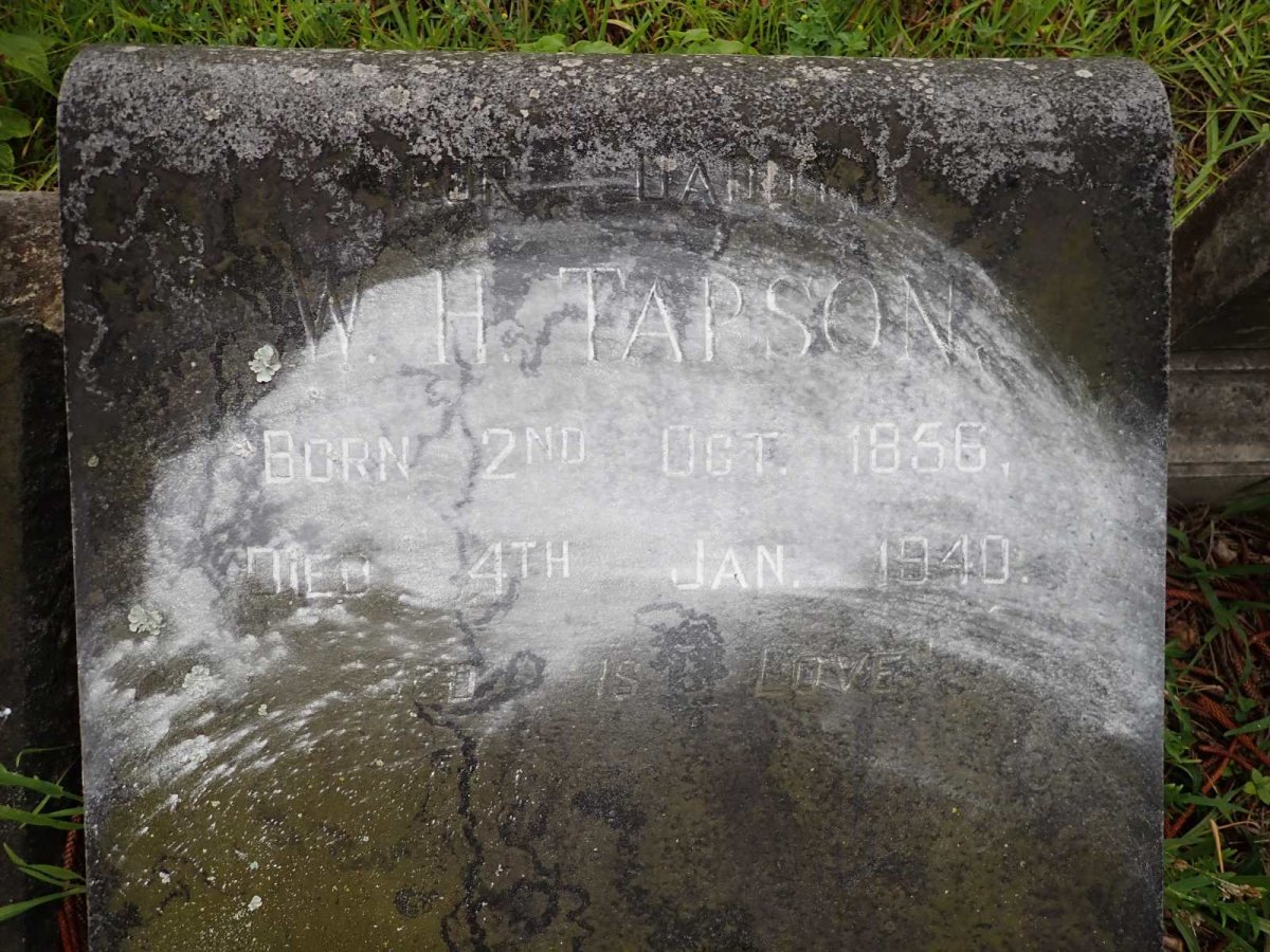 TAPSON W.H. 1856-1940