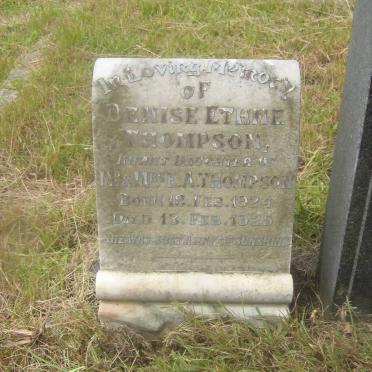 THOMPSON Denise Ethne 1924-1925