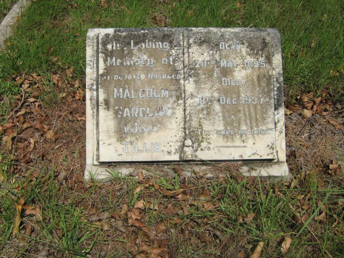 TILLIE Malcolm Barclay 1895-1937