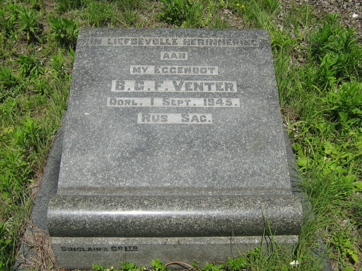 VENTER B.G.F. -1945