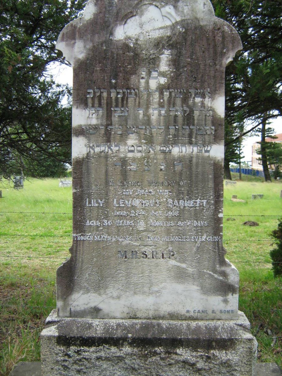 BARNETT Lily Leviticus -1918