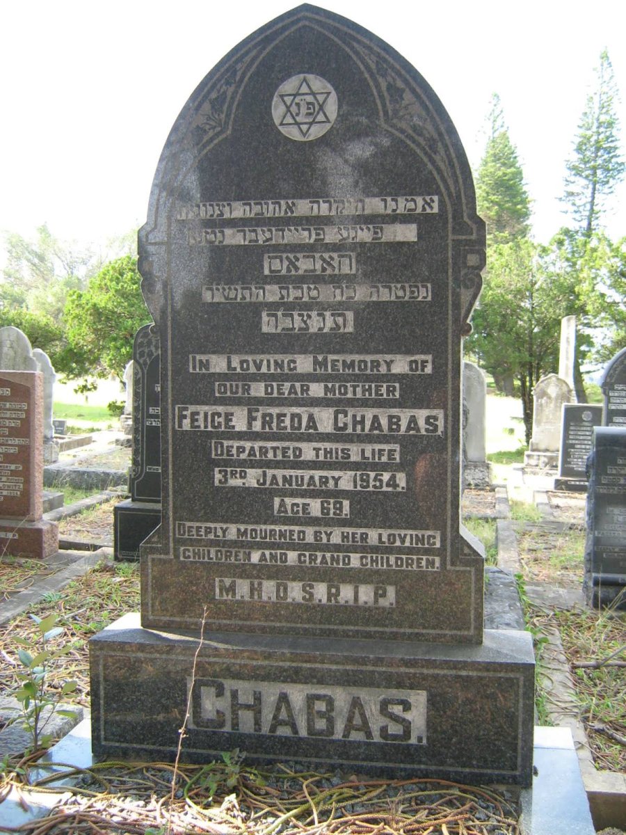CHABAS Feige Freda -1954 