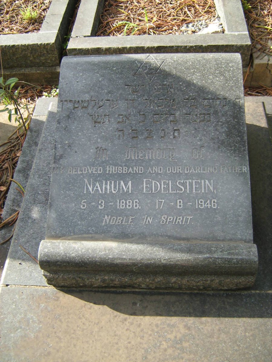 EDELSTEIN Nahum -1946 