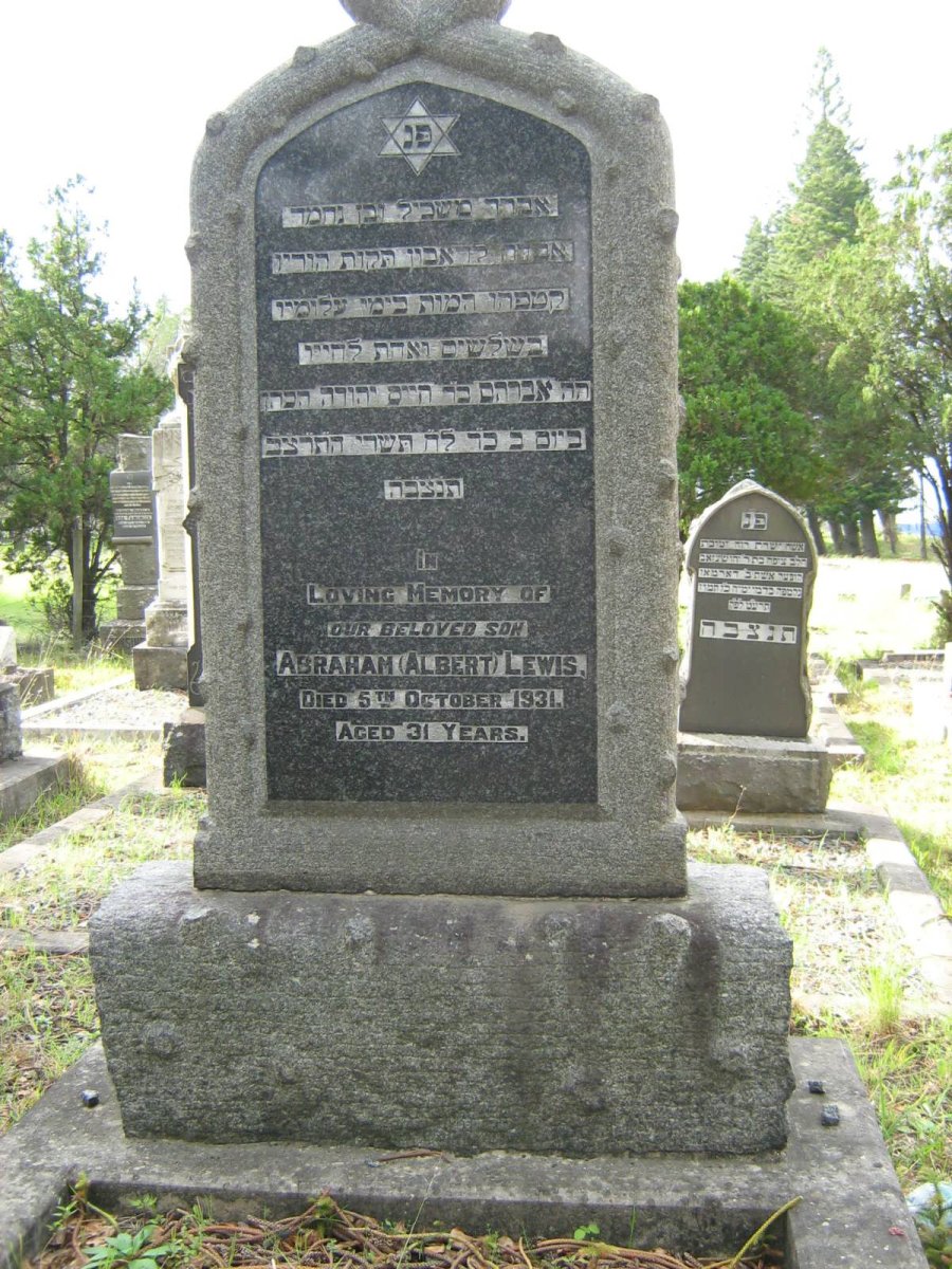 LEWIS Abraham -1931 