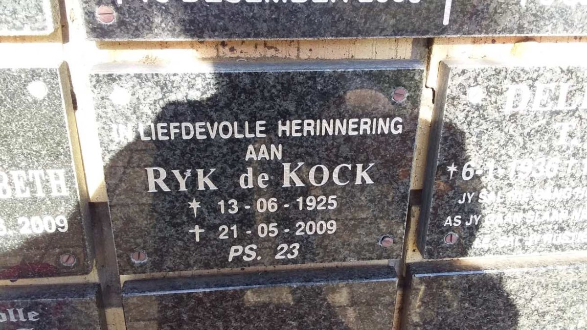 KOCK Ryk, de 1925-2009