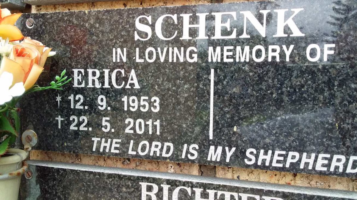 SCHENK Erica 1953-2011