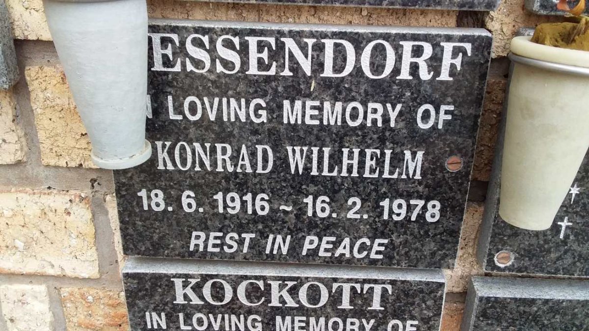 TESSENDORF Konrad Wilhelm 1916-1978